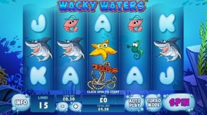 wacky waters slot screenshot big