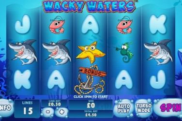 wacky waters slot screenshot big