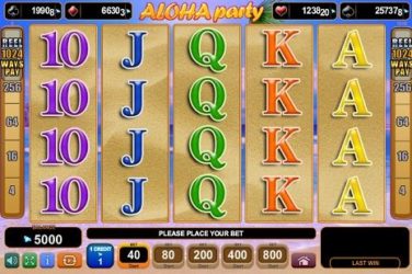aloha party slot screenshot big