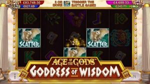 Age of The Gods™ Goddess Of Wisdom Slot screenshot big