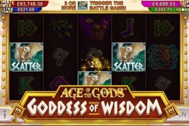 Age of The Gods™ Goddess Of Wisdom Slot screenshot big