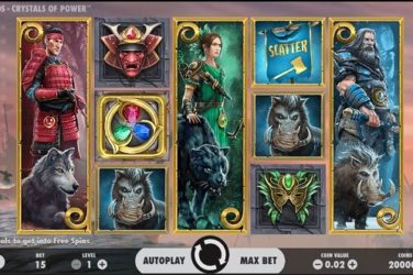 Warlords Crystals of Power slot screenshot big