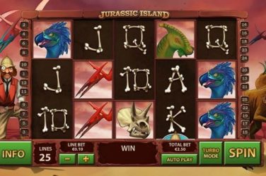 jurassic island slot screenshot big