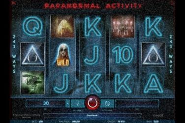 paranormal activity slot screenshot big